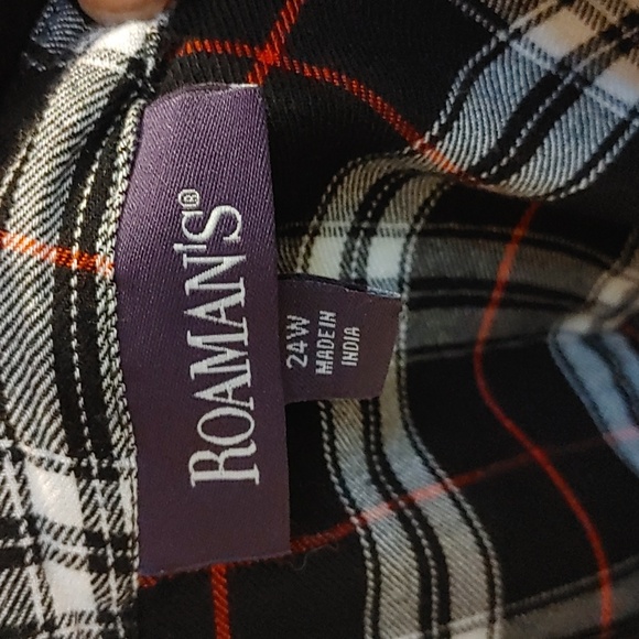 Soft Flannel Plaid Flowy Top - Picture 6 of 6